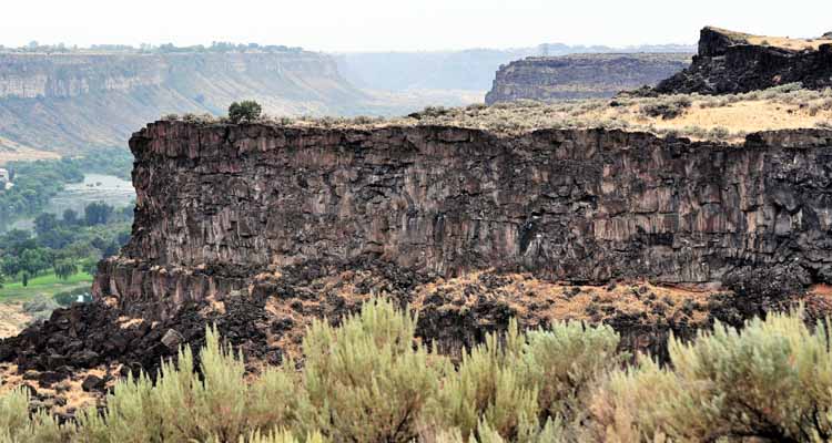 gorge wall